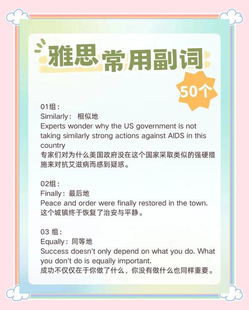 雅思作文中的副词