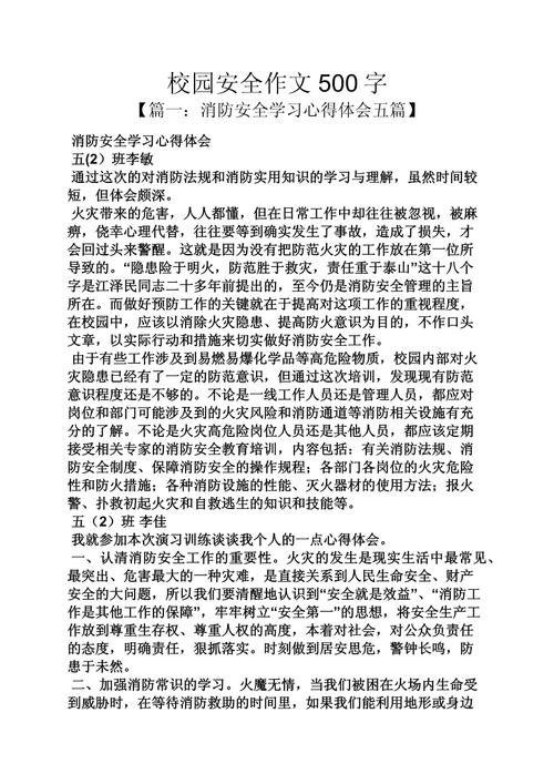 新生安全教育作文