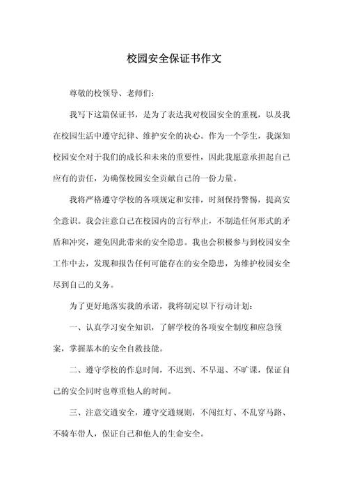 新生安全教育作文