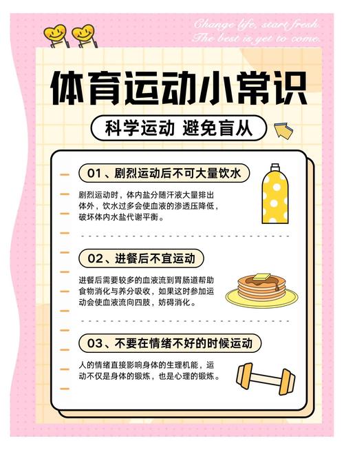 有关锻炼与健康的常识